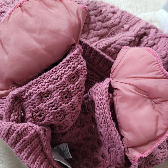 80s Vintage Express Handknit Mauve Rose Sweater - Picture 7 of 14